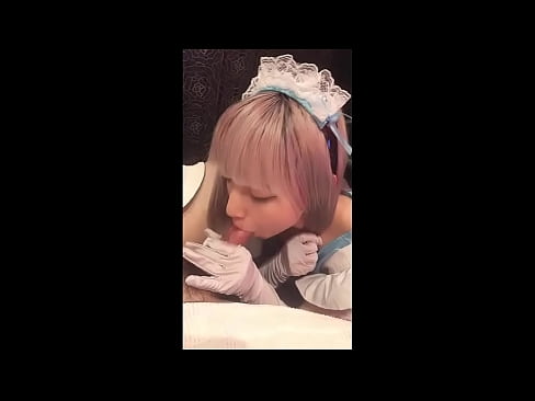 ❤️ Japanski idol [mayuka], kostim francuske služavke, 1. dio, pušenje i drkanje losionom ❤️❌ Prekrasni porno kod nas ️❤